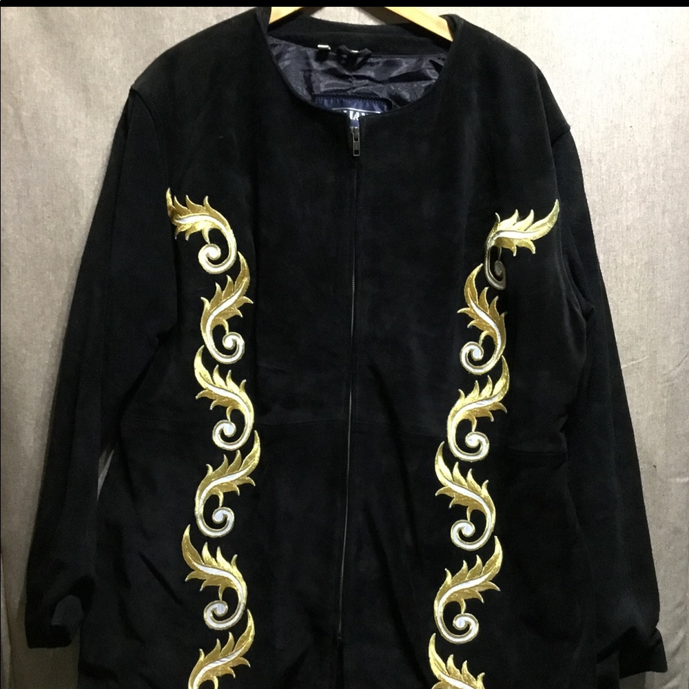 ITALIANO Suede Leather Jacket